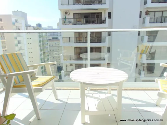 Imagem Pitangueiras - Uma quadra do mar - Amplo apartamento - Vista para o mar - 01 vaga de garagem.