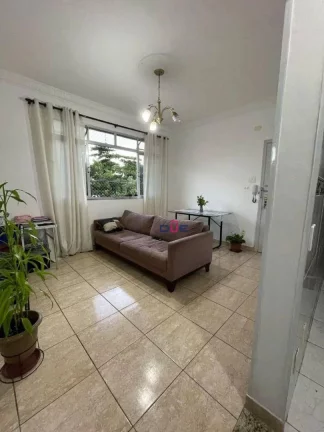 Imagem Apartamento com 2 dormitórios, 2 andar sem elevador esquina com canal 1 à venda, 66 m² por R$ 300.000 - Marapé - Santos/SP