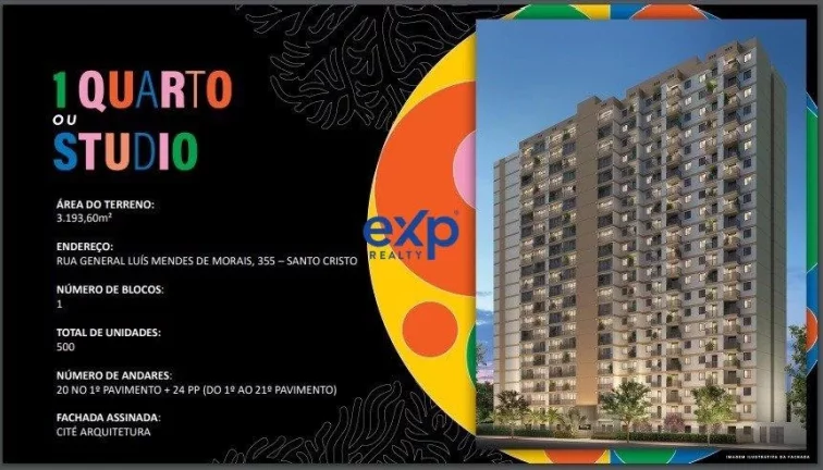 Imagem Loft para Venda em Rio de Janeiro, SANTO CRISTO, 1 dormitório, 1 banheiro