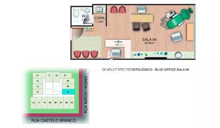 Imagem Sala comercial 30 m² na Praia da Costa com localização privilegiada!
