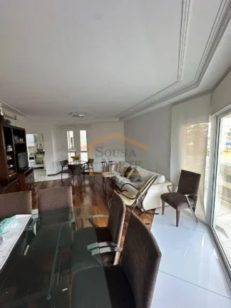 Imagem Apartamento com 160m², 3 dormitórios, sendo 3 suites todos com varanda, sala para dois ambientes, ...