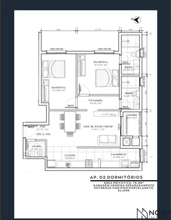Imagem Apartamento com umas das melhores localizações do bairro Nossa Senhora das Dores