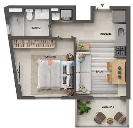Imagem Garden à venda 1 Quarto 1 Vaga 110.3M Tijuca Rio de Janeiro - RJ | Cores da Tijuca Imagem Garden à venda 1 Quarto 1 Vaga 110.3M Tijuca Rio de Janeiro - RJ | Cores da Tijuca