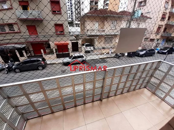 Imagem Frente mobiliado 2 dormitorios 50 mts praia Gonzaga