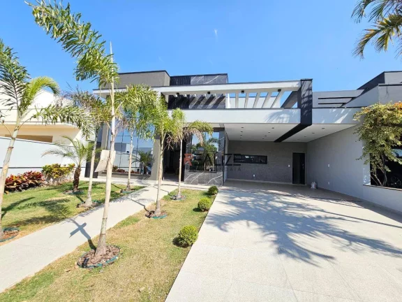 Imagem Casa térrea com 4 suítes à venda, 250 m² por R$ 2.950.000 - Condomínio Dona Lucilla - Indaiatuba/SP
