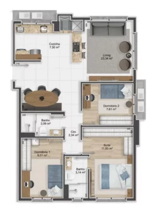 Imagem Apartamento à venda no bairro Petrópolis - Porto Alegre/RS