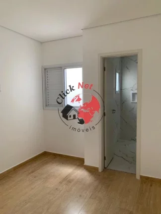 Imagem Cobertura nova com elevador,105m2 , 2 dorms c suíte, quintal e churrasq ,2 vagas , Santa Maria, Santo André