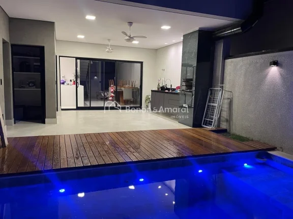Imagem Linda casa sobrado à venda no Condomínio Terras da Estância, em Paulínia. Com projeto moderno e ...