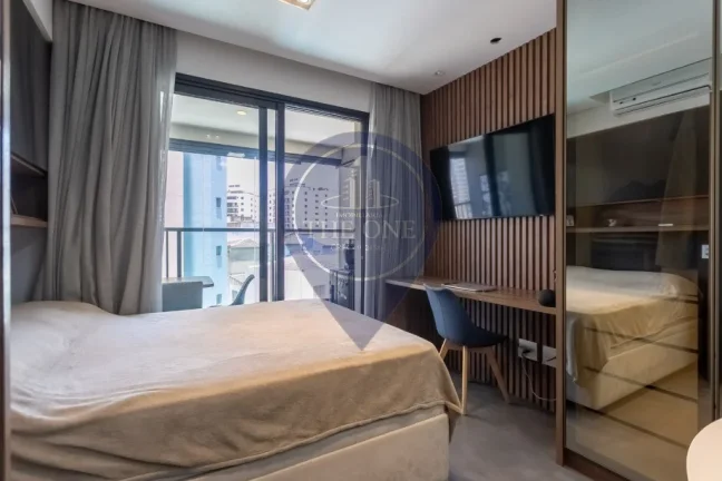 Imagem Studio moderno à venda em São Paulo-SP, Vila Mariana: 1 quarto, 1 banheiro, 25m². Venha conferir!