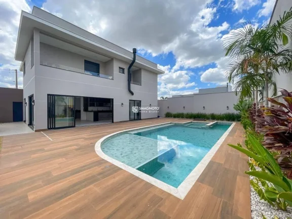 Imagem Sobrado com 3 dormitórios para alugar, 335 m² por R$ 18.117,00/mês - Alphaville - Piracicaba/SP