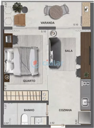 Imagem Apartamento à venda 2 Quartos 1 Suite 1 Vaga 66.19M Gávea Rio de Janeiro - RJ | Soho Gávea