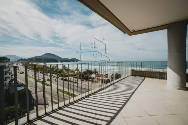 Imagem Cobertura maravilhosa frente mar com 4 suítes na praia Grande de Ubatuba!