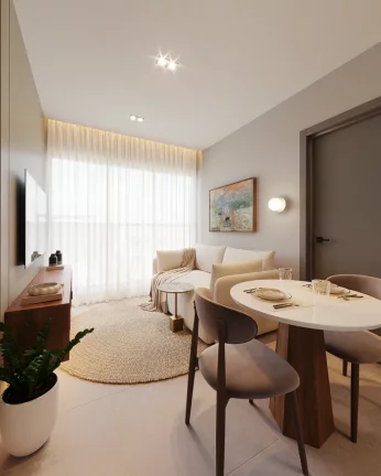 Imagem Apartamento à venda em Cabedelo, Intermares, com 1 quarto, 29,5m2