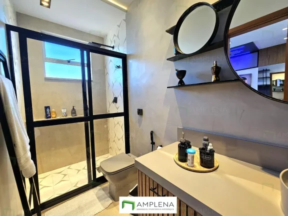 Imagem Cobertura Luxo 4 quartos (3 suítes) no Jardim Guanabara Ilha do Governador 400m, Varanda com Piscina, Sauna e Área gourmet completa com churrasqueira