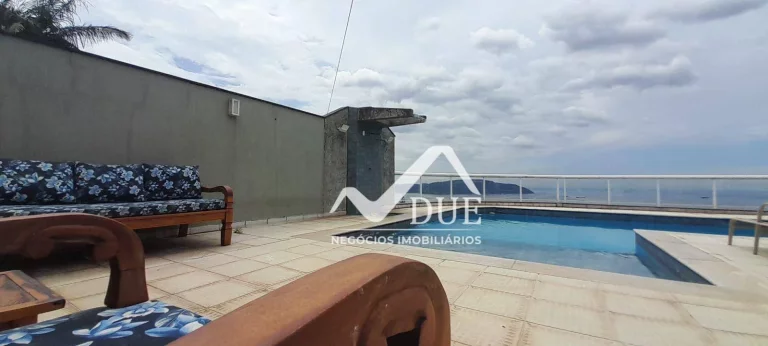 Imagem Mansão com 4 Suites vista mar à venda, 516 m² por R$ 8.500.000 - Marapé - Santos/SP