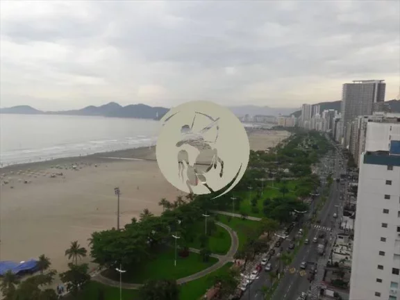 Imagem Apartamento a venda de frente pro mar de alto padrão em Santos com lazer!!!