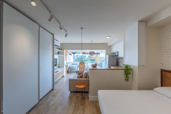 Imagem Lindo Studio à Venda com 48m², decorado, com 1 vaga, excelente investimento, Campo Belo, São Paulo