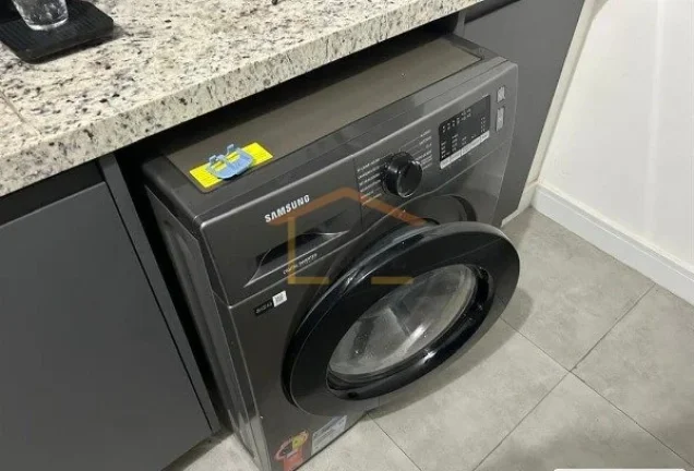 Imagem Studio MOBILIADO, geladeira, cooktop, lava e seca, microondas, bebedouro de água (Natural e gelada)...