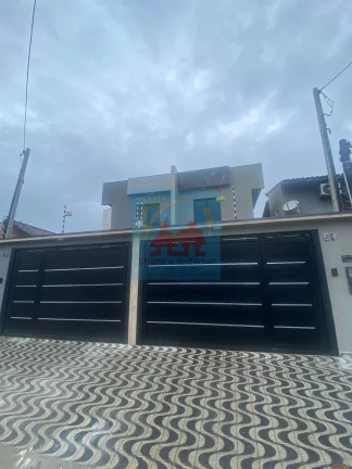 Imagem Sobrado no Tupi em Praia Grande/SP, 3 dormitórios, churrasqueira, R$ 880mil