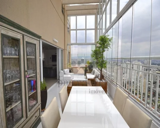 Imagem Apartamento cobertura duplex, com 4 suítes,piscina privativa, sacada com churrasquei