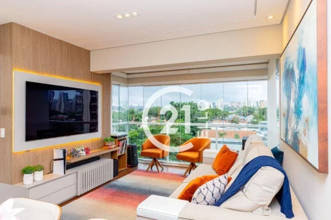 Imagem Apartamento com 3 dormitórios à venda, 98 m² por R$ 1.450.000,00 - Campo Belo - São Paulo/SP