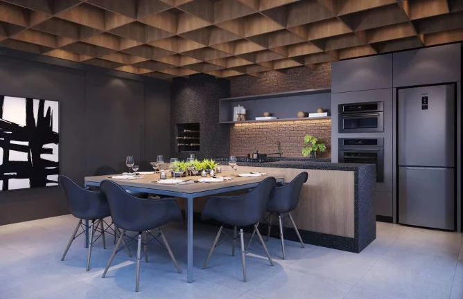 Imagem ZION - Zion - Studio 25m² – Morar no Centro de Curitiba | Empreendimento Compacto, Inteligente e Conectado