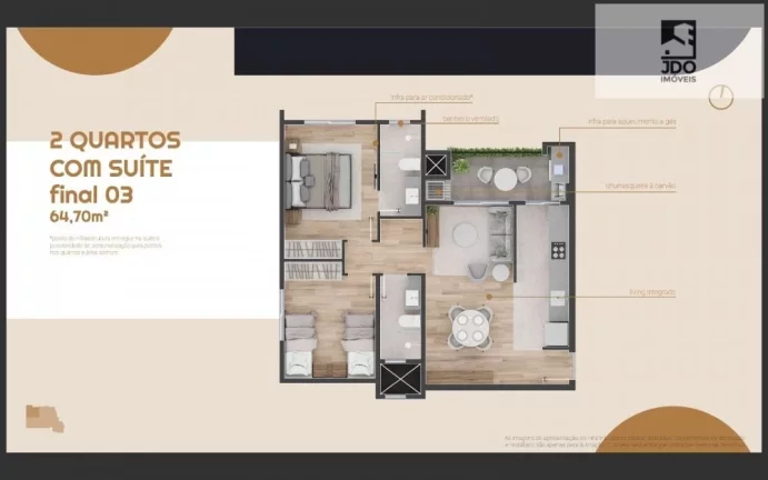 Imagem Apartamento a Venda no bairro Tingui - Curitiba, PR