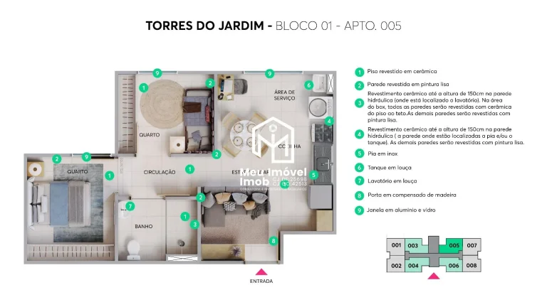 Imagem Apartamento no Torres do Jardim - Brasília