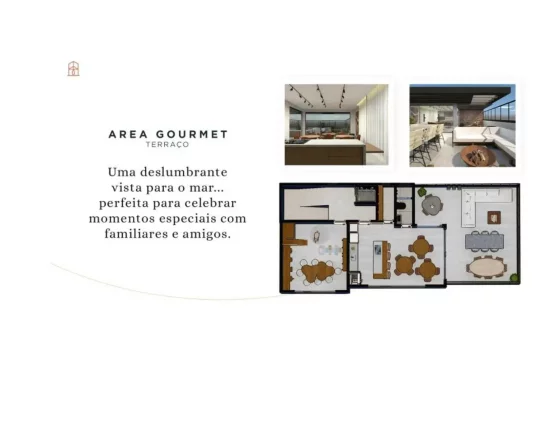 Imagem Apartamento na planta com 3 dormitórios sendo 2 suítes com vista para o mar em Balneário Piçarras