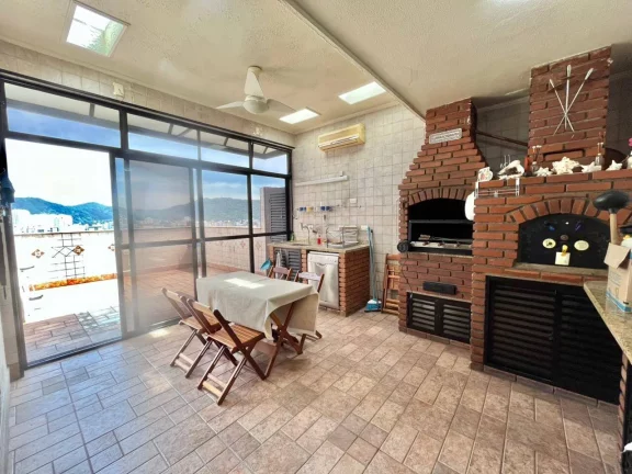 Imagem ️ Belíssima Cobertura Duplex à Venda – Gonzaga, Santos/SP