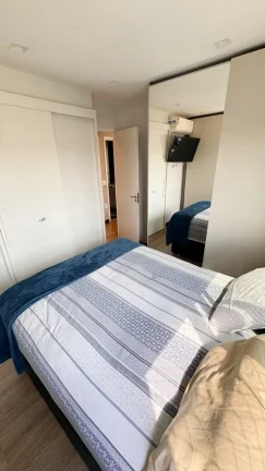 Imagem Apartamento 76M², 2Q, 1 Suíte, 2 Banheiros, 1 Vaga, 1 Depósito, Academia, Piscina Adulto, Infantil e Coberta, Sauna, Churrasqueira, Salão de Festas.