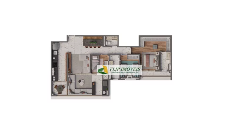 Imagem Apartamento com 3 dormitórios à venda, 125 m² por R$ 1.349.000,00 - Jardim das Paineiras - Campinas/SP