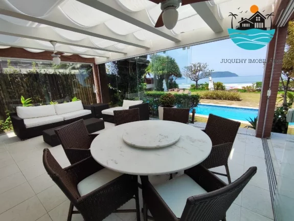 Imagem Casa Pé na Areia a venda em Juquehy, Aluguel de Temporada e Anual, max 12 pessoas, 5 Suítes, 400 m² de área construída | Juquehy Imobiliária