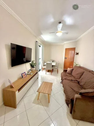 Imagem Apartamento com 1 dormitório à venda, 57 m² por R$ 349.000 - Vila Guilhermina - Praia Grande/SP