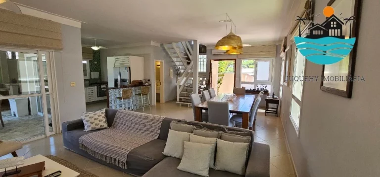 Imagem Casa alugar Juquehy - Condomínio pé na areia, Aluguel Anual, com 4 suítes, piscina e churrasqueira privativa, máx. 12 pessoas | Juquehy Imobiliária