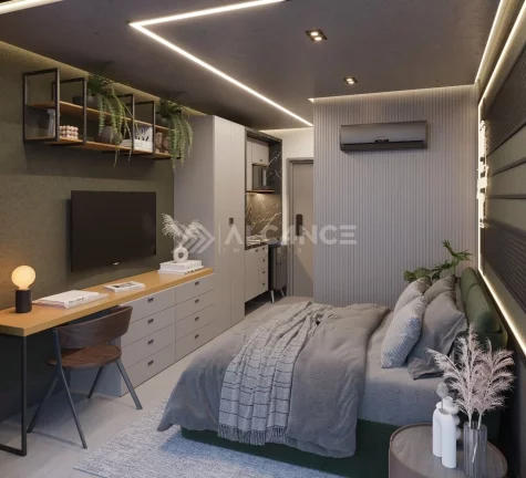 Imagem Apto Studio - 24,96 m² - Cabo Branco, João Pessoa/PB