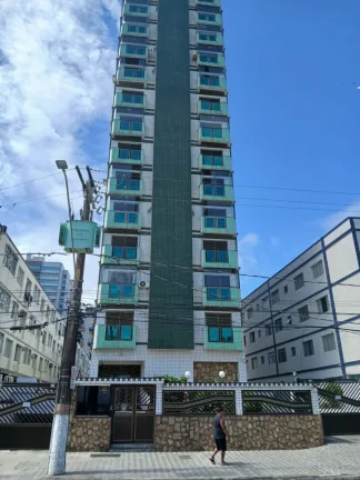 Imagem ???? "Você sabia que existe um condomínio PÉ NA AREIA com salão de festas e elevador em Praia Grande?"