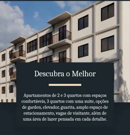 Imagem Apartamento 2 quartos, 52 m2, Colombo. Novo. R$ 249.990,00.