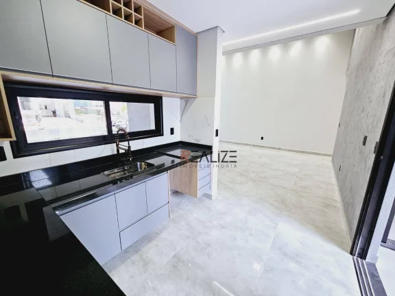 Imagem Casa térrea com 3 suítes à venda, 135 m² por R$ 1.190.000 - Condomínio Park Gran Reserve - Indaiatuba/SP