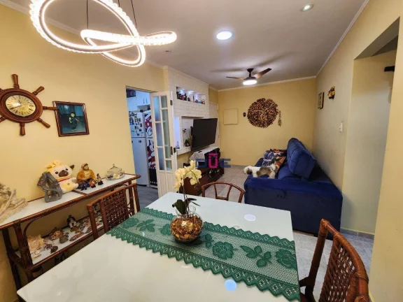 Imagem Apartamento com 2 dormitórios e 2 banheiros à venda, 100 m² por R$ 540.000 - Ponta da Praia - Santos/SP