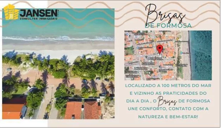 Imagem APARTAMENTOS COM 02 QUARTOS À 100 METROS DA PRAIA DE FORMOSA