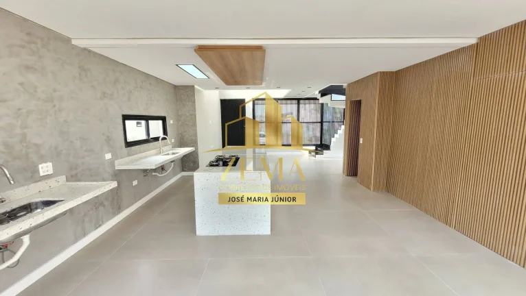 Imagem Sobrado condomínio, Piscina, 03 sts, 230 m2, Amplo Gourmet, Moderno