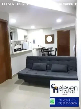 Imagem Apartamento para Venda em Salvador, PituaÇu, 1 dormitório, 2 banheiros, 1 vaga