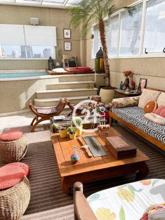 Imagem Cobertura com 4 dormitórios à venda, 360 m² por R$ 9.500.000,00 - Moema - São Paulo/SP