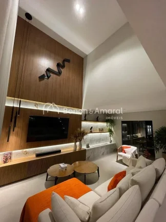 Imagem Casa à venda em Valinhos, em condomínio fechado, totalmente MOBILIADA. Com 3 suítes, todas com sa...