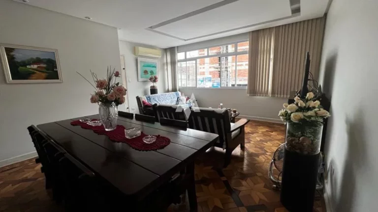 Imagem Casa Sobreposta Alta à venda, em excelente localização na Ponta da Praia, em Santos