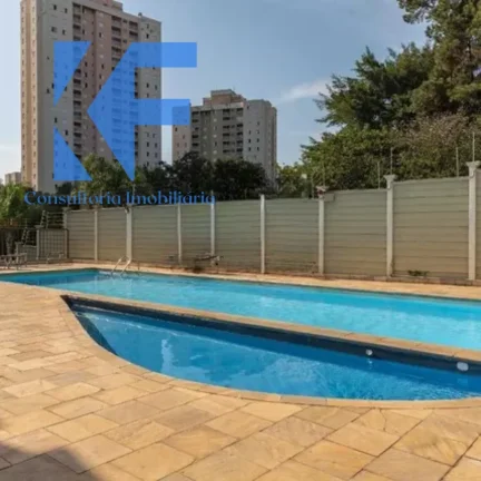 Imagem Apartamento com vista incrível para o bosque nos quartos, sala, cozinha e na varanda. Cozinha e quarto com móveis planejados.