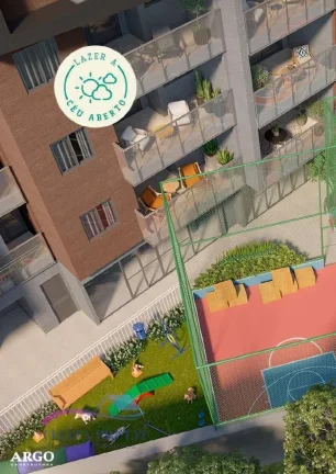 Imagem Excelente apartamento com varanda privativa de frente para Talude, com 2 quartos sendo uma Suite.
