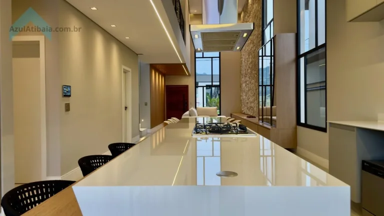 Imagem Casa Nova Semi Mobiliada 4 Suítes Condomínio Atibaia