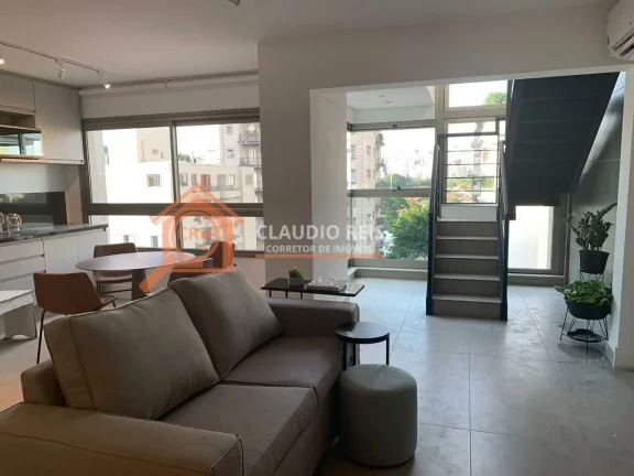 Imagem Cobertura com 1 Quarto para venda ou aluguel, 86m² - Jardim Paulista